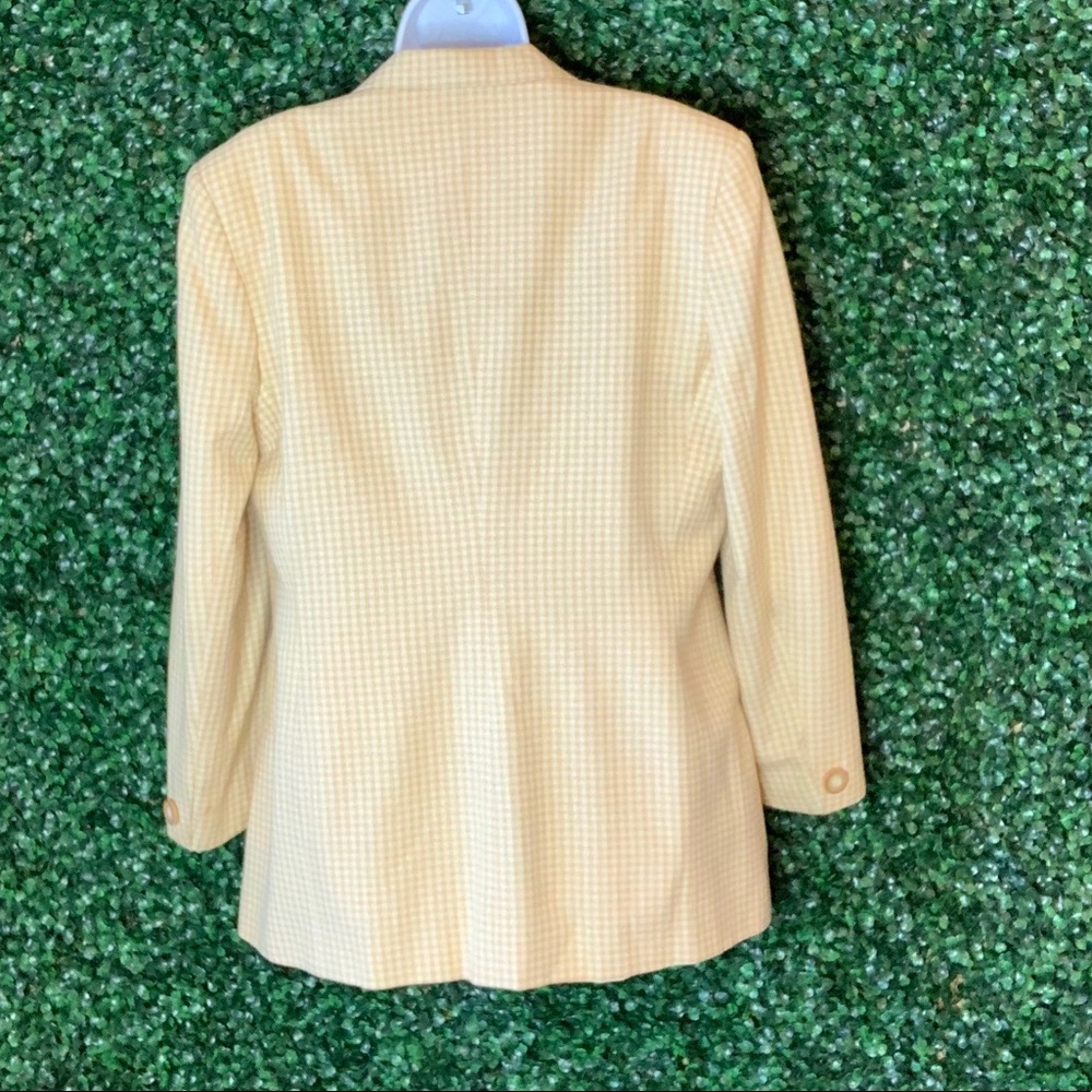Vintage Evan Picone Check Double Breasted Blazer - Picture 11 of 13